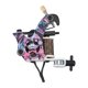 thumbnail image 1 of Máquina de tatuaje con 10 bobinas de envoltura, bobinas de revestimiento con patrón de calavera, máquina de tatuaje para salón de belleza, color rosa, 1 of 14