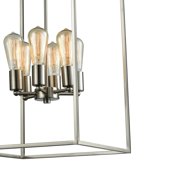 Elk Home Williamsport 6-Light Brushed Nickel Transitional Chandelier