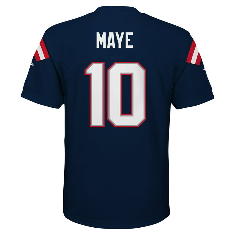 Youth Drake Maye Navy New England Patriots Replica Player Jersey - Main Image