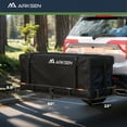 thumbnail image 4 of ARKSEN 60" x 24" x 6" Hitch Mount Angled Shank Cargo Carrier With Cargo Bag Fit 2" Receiver 500LBS Capacity, 4 of 7
