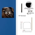 thumbnail image 3 of Off The Wall Plates - Wooden Look Eagle Glow in the Dark Decorative Acrylic Cover Double Light Switch Wallplate, 3 of 5