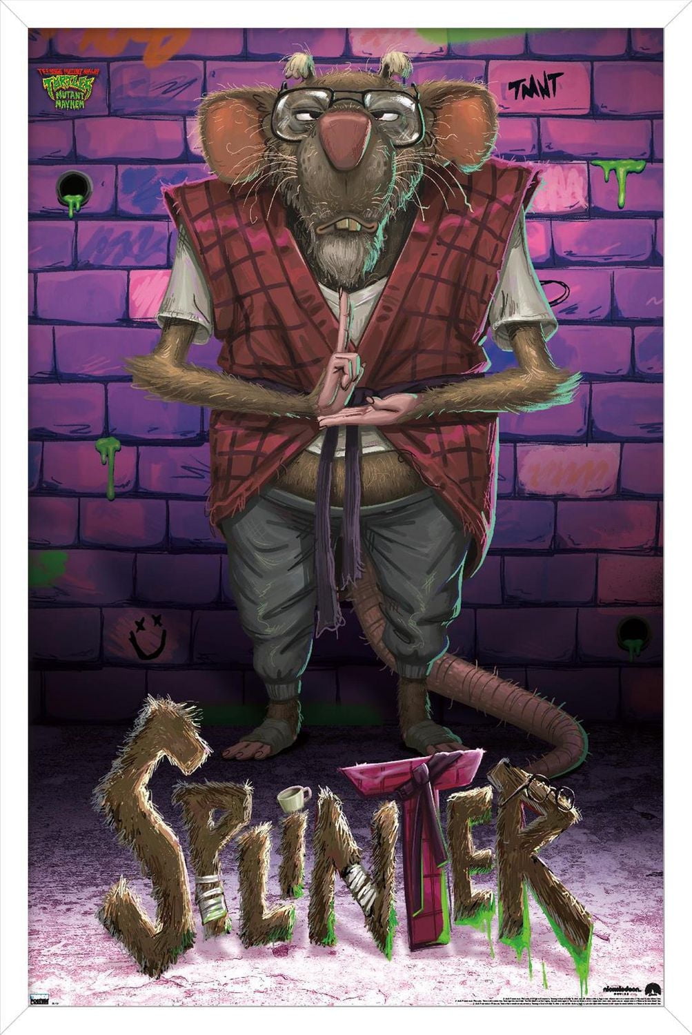 Teenage Mutant Ninja Turtles: Mutant Mayhem - Splinter Wall Poster, 22.375" x 34"