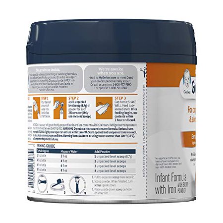 Gerber Good Start GentlePro (HMO) Non-GMO Powder Infant Formula, Stage 1, Gentle Baby Formula with Iron, 2?-FL HMO and Probiotics for Digestive Health and Immune System Support, 20 Ounce (Pa