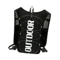 thumbnail image 4 of Mochila de hidratación, bolsa deportiva, chaleco de hidratación para ciclismo, escalada y jogging. negro, 4 of 8