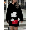 thumbnail image 2 of 2024 Nouvelle Robe d'Anniversaire à Capuche Décontractée de Rue Minimaliste à la Mode pour Femme Haut à Capuche 3d sudaderas con capucha, 2 of 5