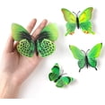 thumbnail image 3 of 36 piezas 3D mariposas decoración mariposa pared decoración mariposa pared pegatinas 3D mariposas balcón decoración MFZFUKR LKX-0314-3, 3 of 5
