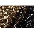 thumbnail image 5 of PrettyGuide Sleeveless Women's Vintage Sequin Dress V Neck Bodycon Mini Fit and Pencil Glitter Party Clubwear Black & Coffee & Gold, X-Large, 5 of 6