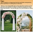 thumbnail image 5 of QISHENSHUI Heavy Duty Garden Metal Arbor Frame – Ultra-Sturdy Arch Backdrop Stand Designed for Captivating Wedding & Party Stage Decor, 5 of 7