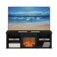 thumbnail image 4 of Furinno Montale 70 Inch TV Stand with Fireplace, Americano, 4 of 8