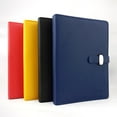 thumbnail image 2 of SagaSave PU Leather Cover Binder Notebook Travel Journal with Card Slot B5 Yellow, 2 of 8