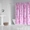 thumbnail image 2 of Pink Breast Cancer Shower Curtain 72"x84" ,Bathroom Decorative Shower Curtains Set with 12 Hooks,Modern Waterproof Washable Shower Curtain, 2 of 6