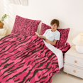 thumbnail image 3 of Erosebridal Geometric Camo Queen Sheet Sets 4 Pieces For Adults Boys Girls,Black Pink Camouflage Bed Set For Teens, 3 of 5