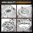 thumbnail image 2 of Engine Front Timing Chain Cover Fit For Jeep Wrangler JK 3.6L V6 2012-2017 68079232AB 68079232, 2 of 6