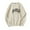 Beige#2, variant on Aocisk Women Casual Long Sleeve Graphic Pullover Sweatshirt Print Tops for Hoodie Women with Crew Neck Pink M