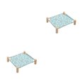 thumbnail image 4 of Billuyoard Cama para mascotas elevada resistente y duradera - Madera de pino para mascotas pequeñas Cama para mascotas desmontable y lavable Type7 NO7, 4 of 6