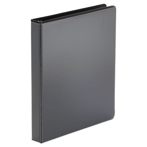 Economy 1 in. Capacity 11 in. x 8.5 in. Round 3-Ring View Binder - Black