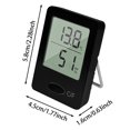 thumbnail image 3 of Binwennn Smart Home Technology I Life Vacuums New Kitchen Items Indoor Hygrometer Th Ermometer Room Th Ermometer With Large LCD Display Humidity Mo Nitor For Home Off Ice Black, 3 of 7