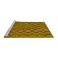 thumbnail image 2 of Ahgly Company Machine Washable Indoor Rectangle Abstract Yellow Contemporary Area Rugs, 7' x 10', 2 of 4