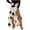 White, variant on Ladies Skirt Polka Dot Wrap High Waist Ruffle Maxi Skirt with High Slit Flowy Asymmetrical Hem Skirt Stylish for Evening