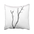 thumbnail image 1 of Funda de almohada ABPHQTO Otoño Silueta negra de Árbol Desnudo Botánica Rama Contorno Muerte Caducifolio 45x45 cm, 1 of 1