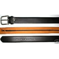 thumbnail image 2 of Adjustable Men's Leather Travel Belt, Black, L, 2 of 2