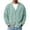 a01Green, variant on LODIENY Men Waffle V Neck Button Down Baggy Cardigan Long Sleeve Open Front Lightweight Casual Simple Knit Cardigans Gray L