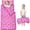 Pink Halloween Pattern, variant on Pink Halloween Pattern Toddler Nap Mats for Kids Preschool,50"x20" Sleeping Mat Bag or Kids,Toddler Sleeping Bag,Toddler Nap Mat or Daycare