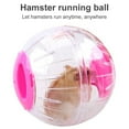 thumbnail image 4 of Balle d'Exercice Jouets Animaux Jouets Roulants Plastique Perforé Jogging Jogging Course Course Accessoires, Rose, 4 of 8