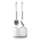 thumbnail image 1 of Long Handle Toilet Brush Soft Bristle 2 in 1 Ergonomic Handle Plastic Toilet Bowl Scrubber for Cleaning, 1 of 5