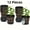 12pcs Flowerpot with tray, variant on 6/12-Pack Brown Whiskey Barrel Plastic Planters - Drainage Holes & Trays, Rustic Weatherproof for Herbs/Succulents, Indoor/Outdoor Gift