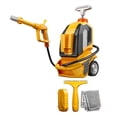 thumbnail image 1 of Kids Electric Car Wash Toy Set, Toddler Pretend Play Cleaning Kit with Towel, Rag & Sponge, Realistic Water Flow for Motor Skill Development, 1 of 8
