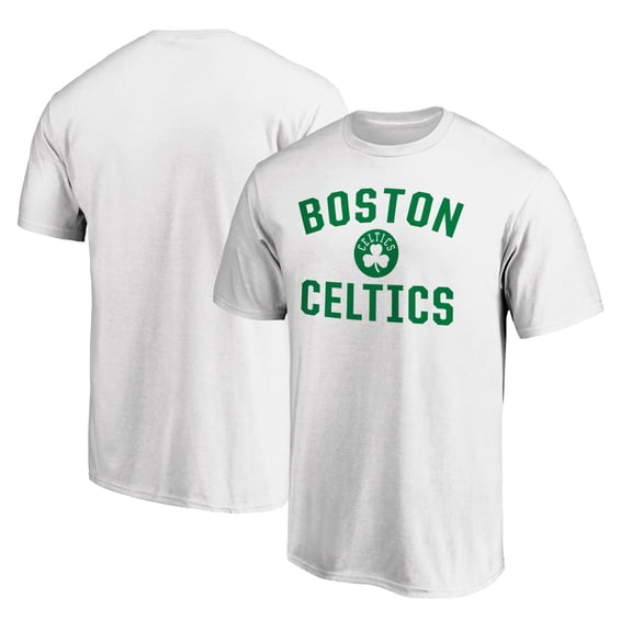 Men's White Boston Celtics Victory Arch T-Shirt