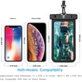 thumbnail image 3 of Waterproof Phone Pouch, [Floating] Tekcoo IPX8 Phone Pouch Dry Bag for Galaxy Note 8 9 10 20/S20 Ultra/S20+/A71/A11/A21/A20/A30/A51/A01/A10E & Reflective Armband, 3 of 7
