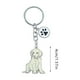 thumbnail image 4 of 1pc lindo perro de aleación llavero colgante lindo perro llavero accesorios para niños amante del perro, 4 of 5