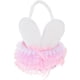 thumbnail image 3 of KAKOWELY Cesta de flores con asa para fiesta de Pascua, cesta para niños, adorable cesta de almacenamiento con orejas de conejo, 3 of 5