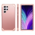 thumbnail image 3 of Samsung Galaxy S22 Ultra Case, Dteck Heavy Duty Full Body Military Grade Drop Protective Bumper Shockproof Tough Durable Defender Cover For Samsung Galaxy S22 ultra 5G 6.8 inch,Rosegold, 3 of 7