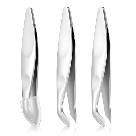 EXLEAF 3Pcs Mini Cuticle Trimmer, Stainless Steel Cuticle Nail Clippers, Mini Cuticles Cutter Set, Precise Pointed Tip Cuticles Nipper for Manicure, Pedicure, Dry Skin