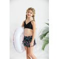 thumbnail image 6 of URMAGIC Girl's 3 Piece Cute High Waisted Ruffle Trim Swimsuit Bikini Sets with Beach Skirt 8-14 Years, 6 of 16