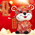 thumbnail image 3 of Gwong Juguete Muñeca de peluche Fine Workmanship Decorative Buena elasticidad Zodiaco Tiger Muñeca de peluche para Año Nuevo Gwong 30013653, 3 of 6