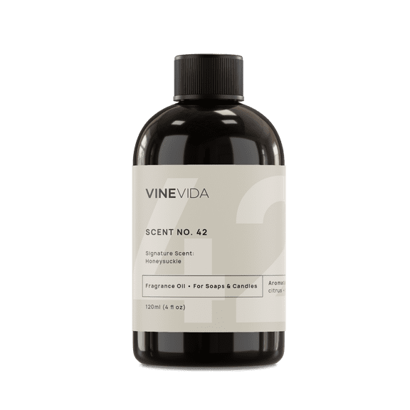 VINEVIDA Scent NO. 42, Signature Scent: Honeysuckle Fragrance Oil, 4 Fl Oz