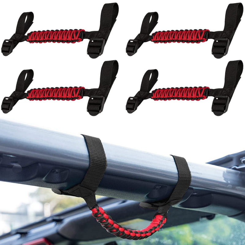 Car grab handles Car Roof Armrest Grab Rope Passenger Handle Braided ...