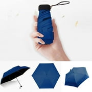 Clearance OAVQHLG3B Flat Lightweight Umbrella Parasol Folding Sun Umbrella Mini Umbrella