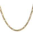 thumbnail image 2 of 14K Yellow Gold Figaro Chain Necklace 16 inch 4 mm Flat with Lobster Clasp, 2 of 4