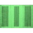 thumbnail image 1 of Ahgly Company Indoor Rectangle Solid Emerald Green Modern Area Rugs, 8' x 12', 1 of 4