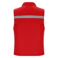 thumbnail image 5 of Womens Tank Tops- Mesh Fishing Vest for Women Breathable Lightweight Sleeveless Lapel Collar Work Hiking Travel Vest with Pockets Red L, 5 of 7
