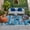 Red, Navy, White, variant on 4th of July Star Cute Outdoor Rug 4x6 Ft, Non Slip Washable Area Rug, Wooden Striped Farmhouse Patio Rugs Carpet Runner, Large Floor Mat for Indoor/Outdoor Deck Porch Camping
