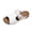 White-#002, variant on Women's Platform Slide Sandals Slip-On Open Toe 2 Straps Adjustable Buckle Slip Comfortable Shoes Cork Footbed Synthetic Leather Beach Casual Mules,Black 41