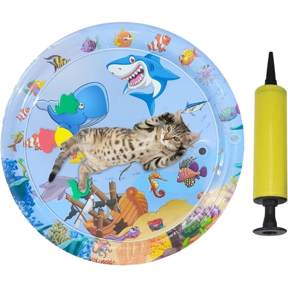 Pet Water Bed Cooling Mat Inflatable PVC Play Pad for Dogs Cats