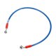 thumbnail image 1 of 65 cm 25.59 "Longitud 10 mm ID Motocicleta Línea de freno hidráulico Tubo de manguera de aceite 28 ° 0 ° Cable trenzado de acero inoxidable para ATV Motocross Sport Bikes Azul, 1 of 1