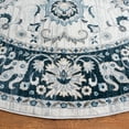 thumbnail image 3 of SAFAVIEH Isabella Kiana Oriental Area Rug, Cream/Navy, 8' x 8' Round, 3 of 8